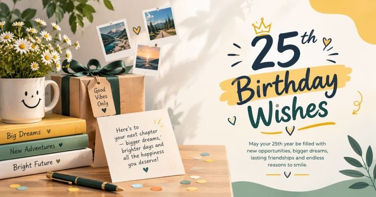 25th Birthday Wishes for a Special Milestone