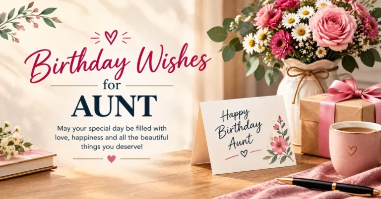 Birthday wishes for a Aunt